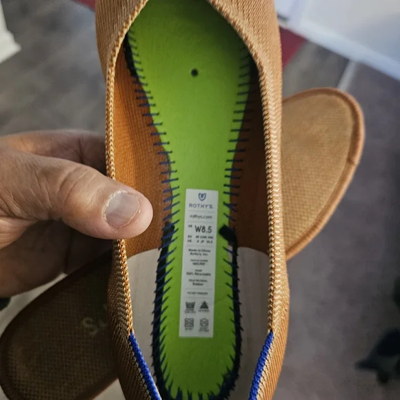 Rothy's Fawn Ballet Size 8.5 Round Toe Slip-On Flats - Picture 8 of 8